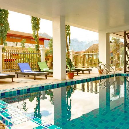 Vang Vieng Topview Hotel Экстерьер фото