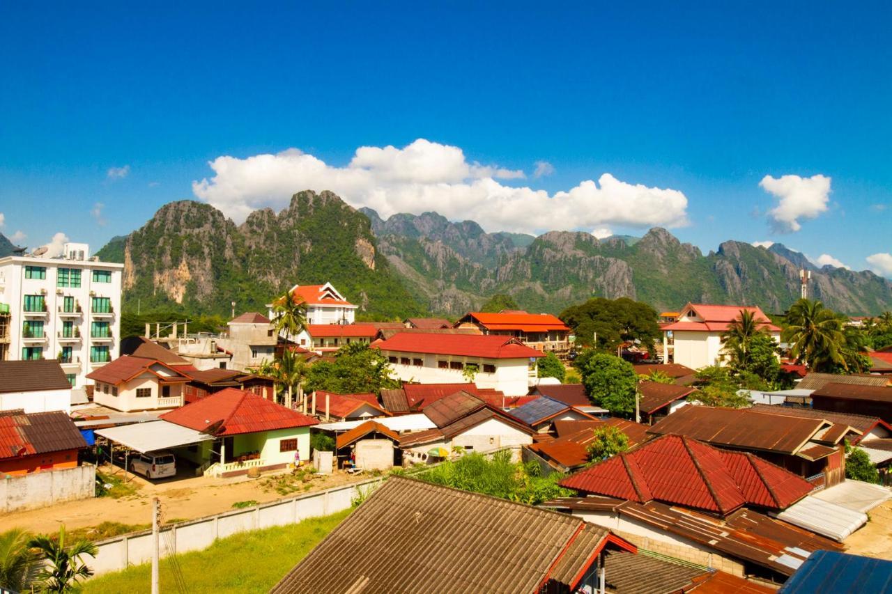 Vang Vieng Topview Hotel Экстерьер фото