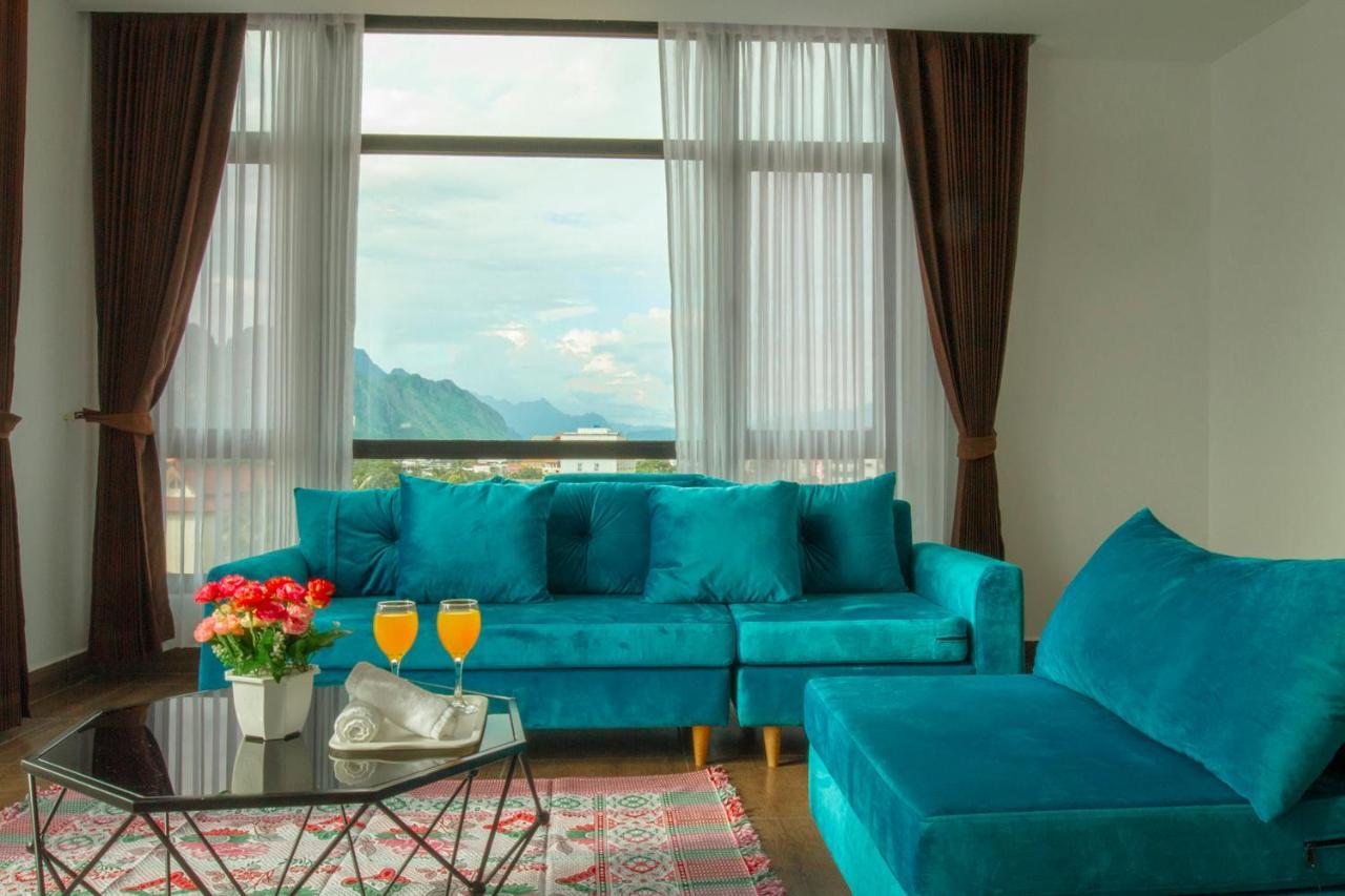 Vang Vieng Topview Hotel Экстерьер фото