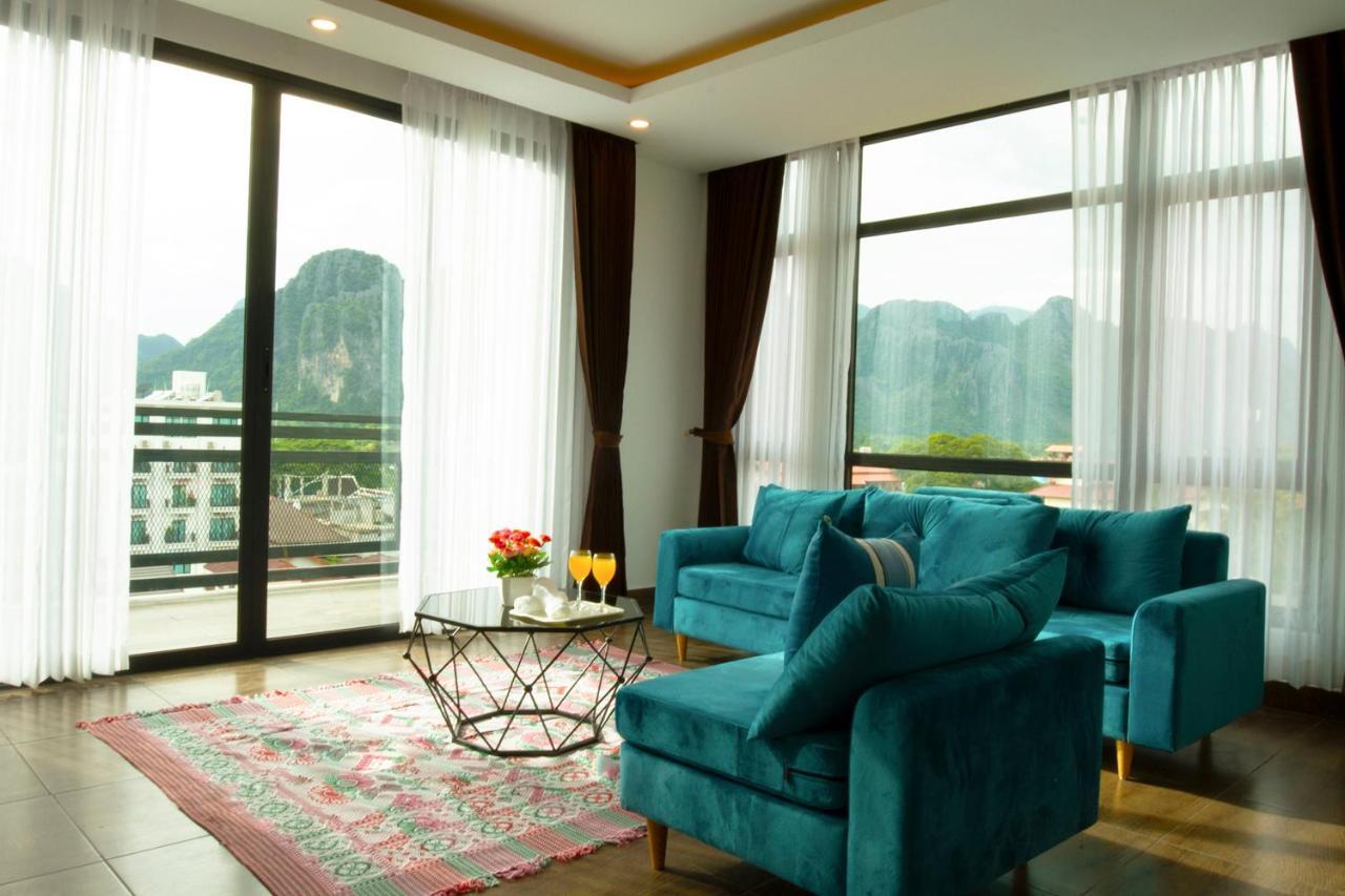 Vang Vieng Topview Hotel Экстерьер фото