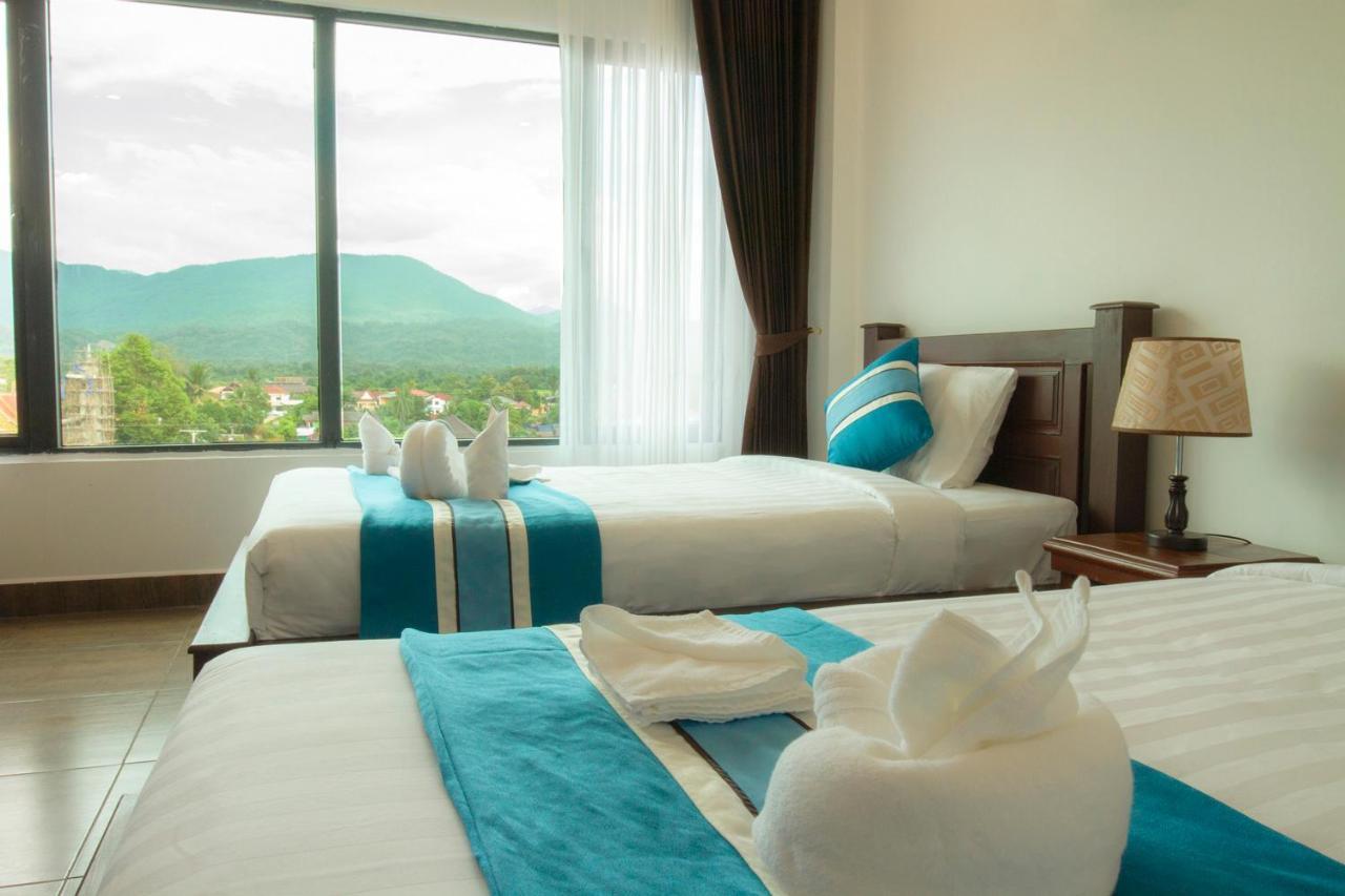 Vang Vieng Topview Hotel Экстерьер фото